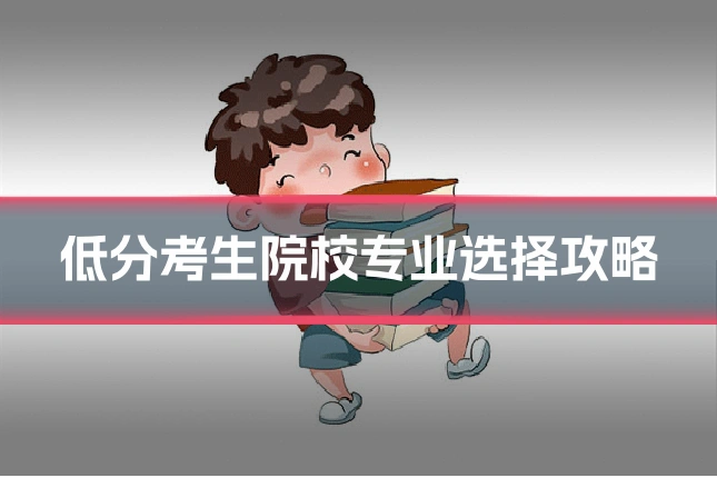 低分考生院校专业选择攻略