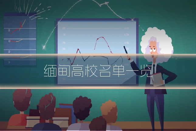 缅甸高校名单一览