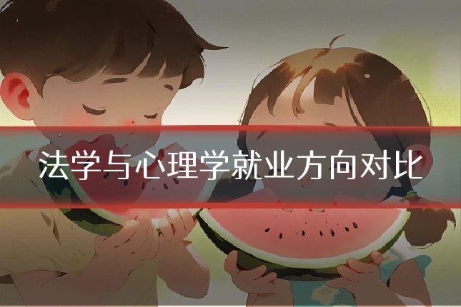 法学与心理学就业方向对比
