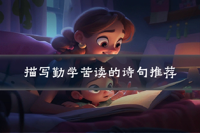 描写勤学苦读的诗句推荐
