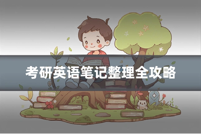 考研英语笔记整理全攻略