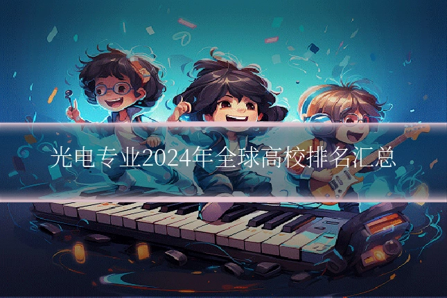 光电专业2024年全球高校排名汇总