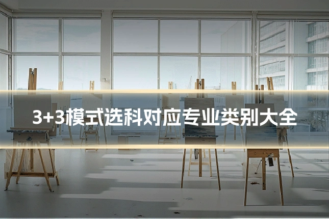 3+3模式选科对应专业类别大全