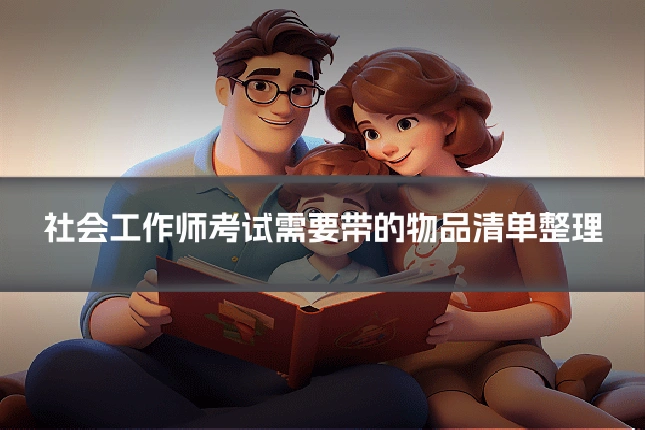社会工作师考试需要带的物品清单整理