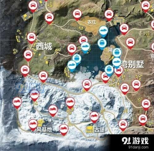 荒野行动飓风基地地形要点攻略