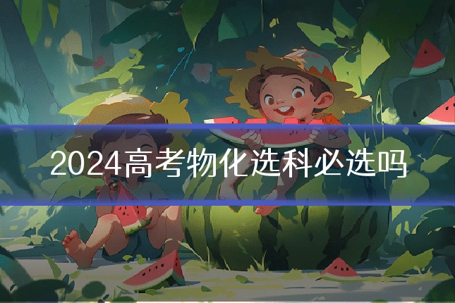 2024高考物化选科必选吗