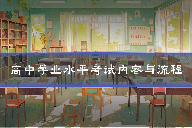 高中学业水平考试内容与流程