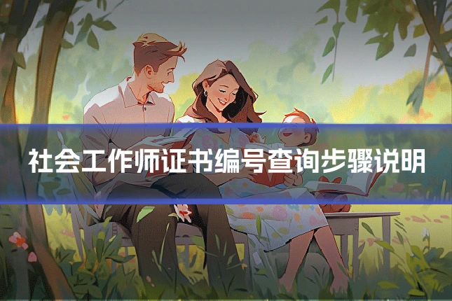 社会工作师证书编号查询步骤说明