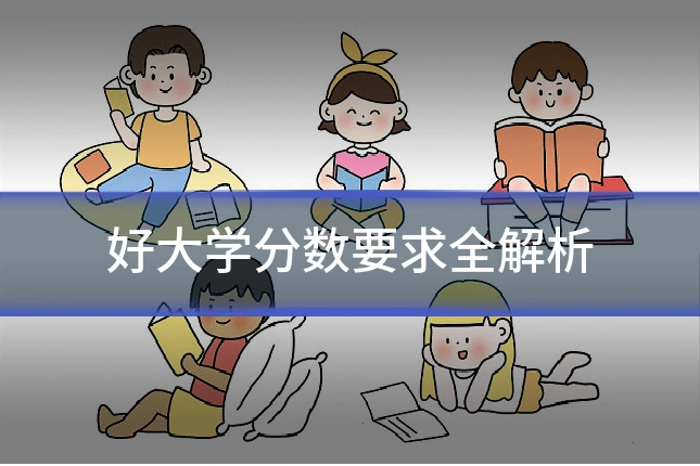 好大学分数要求全解析