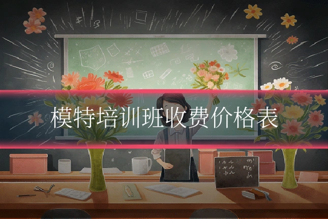 模特培训班收费价格表
