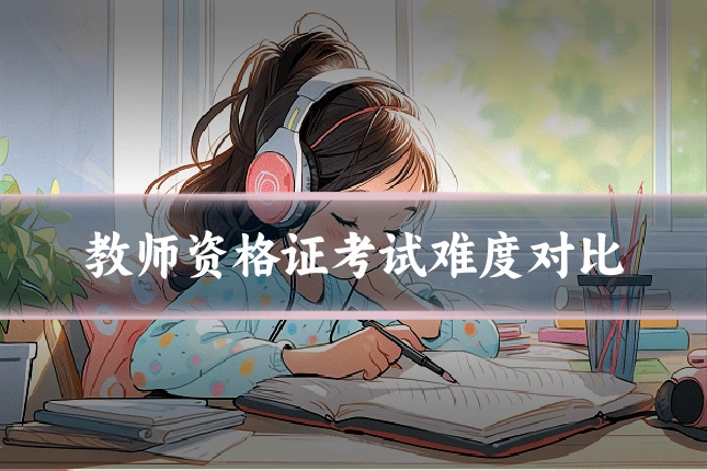 教师资格证考试难度对比
