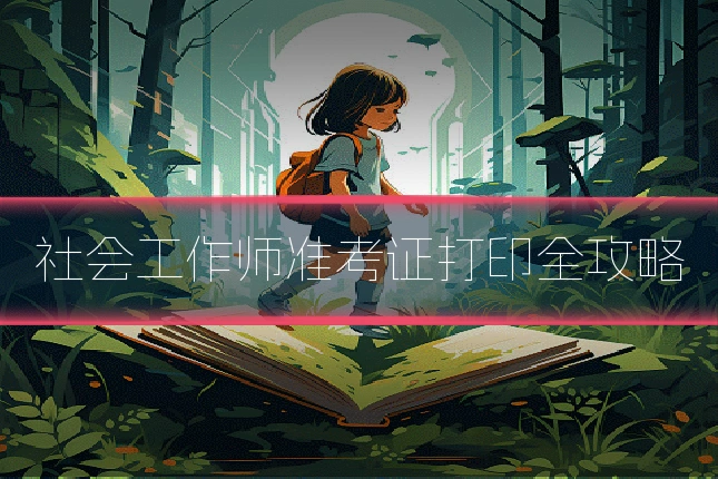 社会工作师准考证打印全攻略