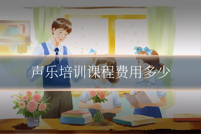 声乐培训课程费用多少