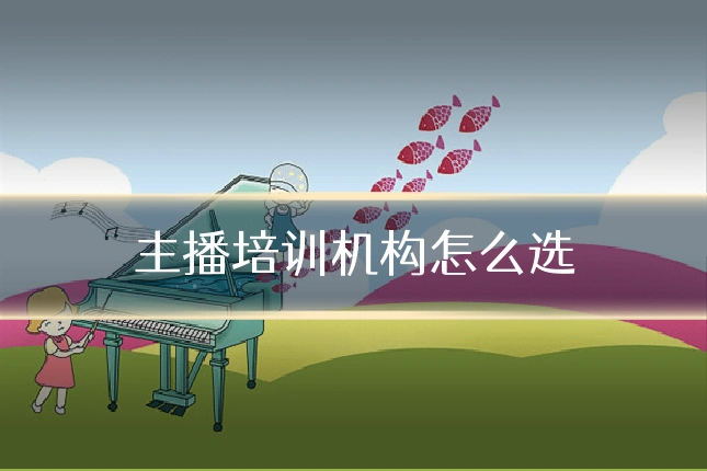 主播培训机构怎么选