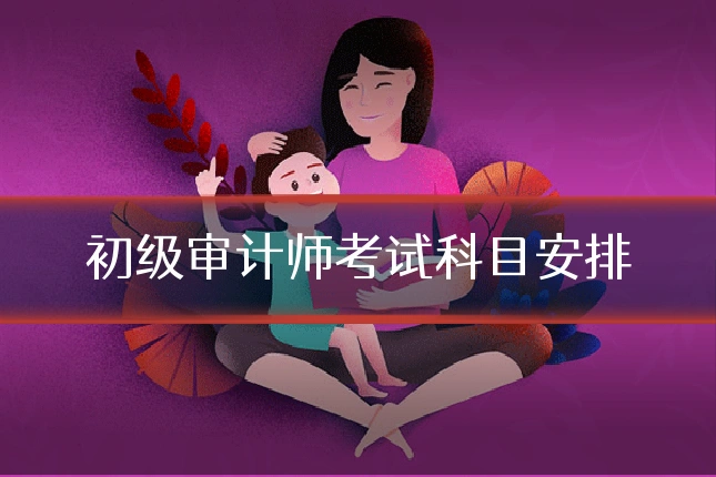 初级审计师考试科目安排