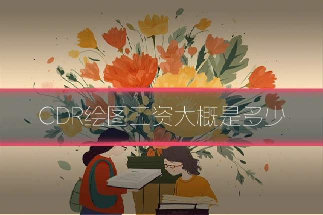CDR绘图工资大概是多少