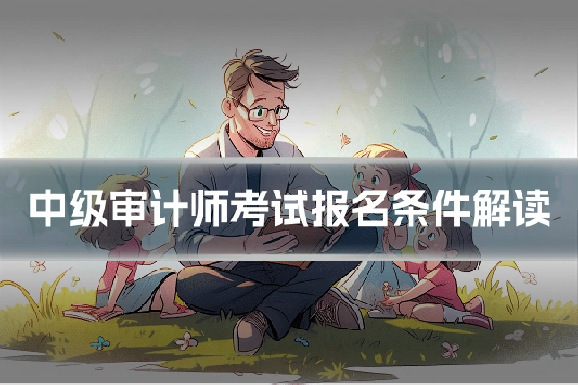 中级审计师考试报名条件解读
