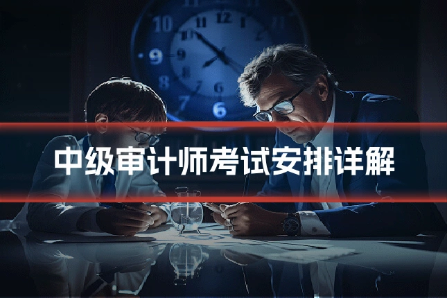 中级审计师考试安排详解