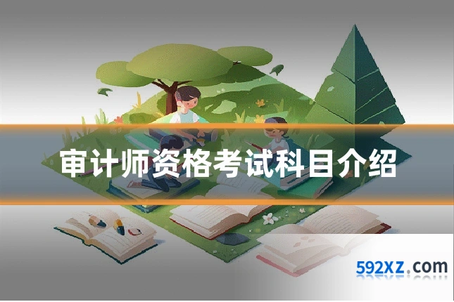 审计师资格考试科目介绍