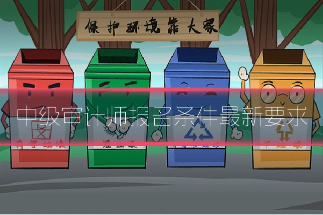 中级审计师报名条件最新要求