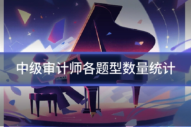 中级审计师各题型数量统计