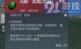妄想山海应龙获取与培养技巧攻略