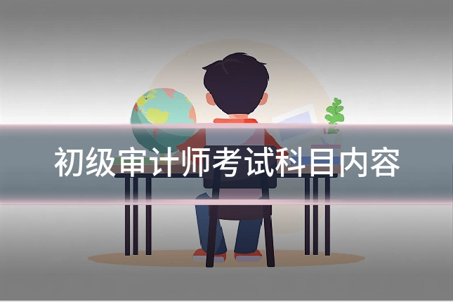 初级审计师考试科目内容
