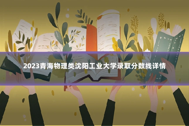 2023青海物理类沈阳工业大学录取分数线详情