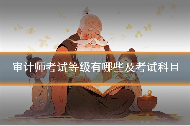 审计师考试等级有哪些及考试科目