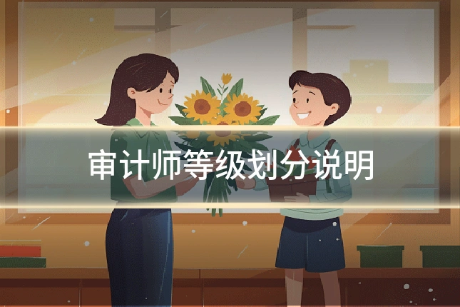 审计师等级划分说明