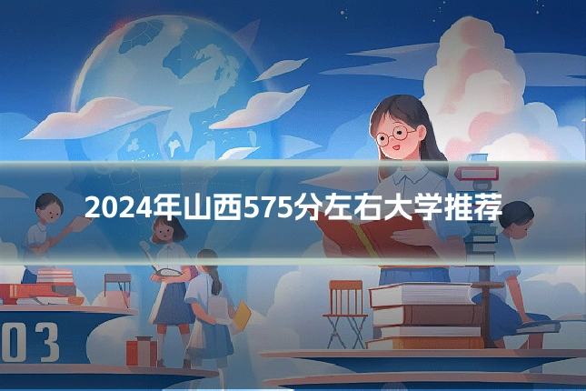 2024年山西575分左右大学推荐
