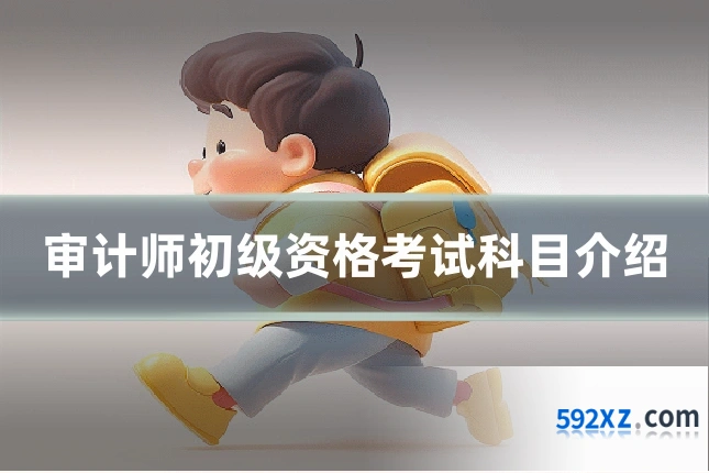审计师初级资格考试科目介绍