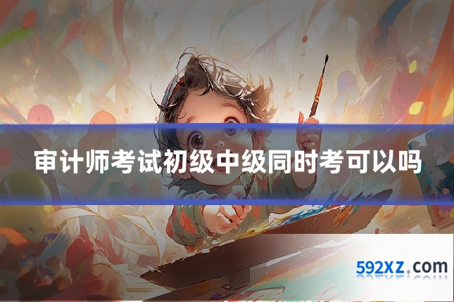 审计师考试初级中级同时考可以吗