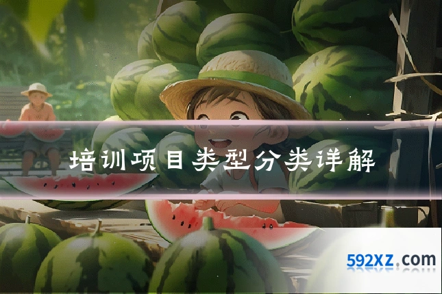 培训项目类型分类详解