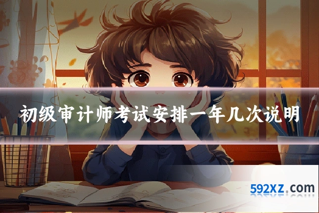初级审计师考试安排一年几次说明