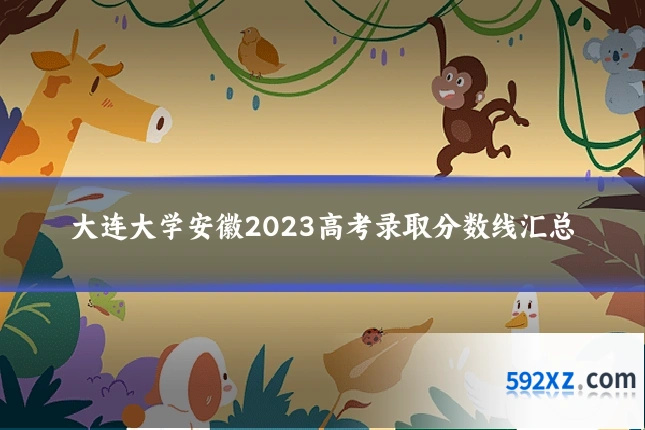 大连大学安徽2023高考录取分数线汇总