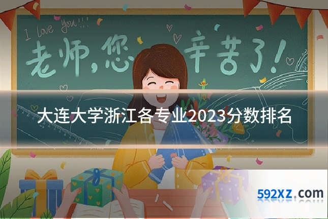 大连大学浙江各专业2023分数排名