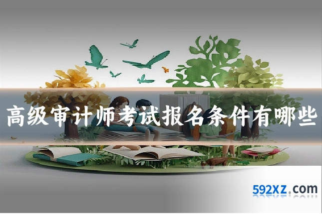 高级审计师考试报名条件有哪些