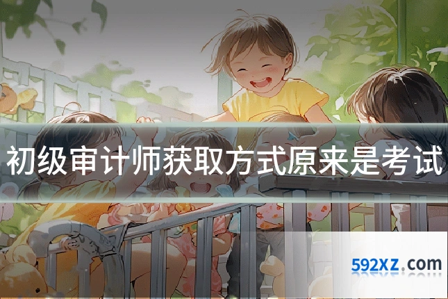 初级审计师获取方式原来是考试