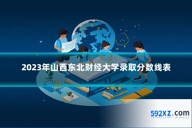 2023年山西东北财经大学录取分数线表