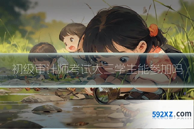 初级审计师考试大三学生能参加吗