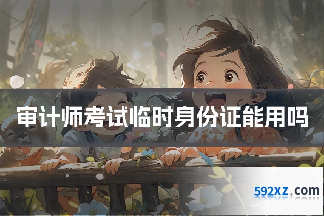 审计师考试临时身份证能用吗
