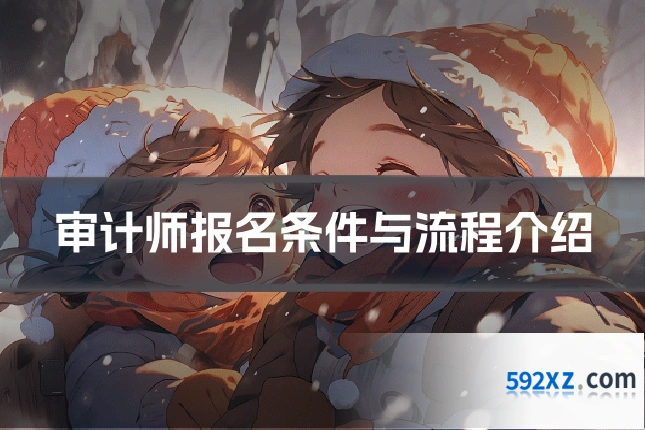 审计师报名条件与流程介绍