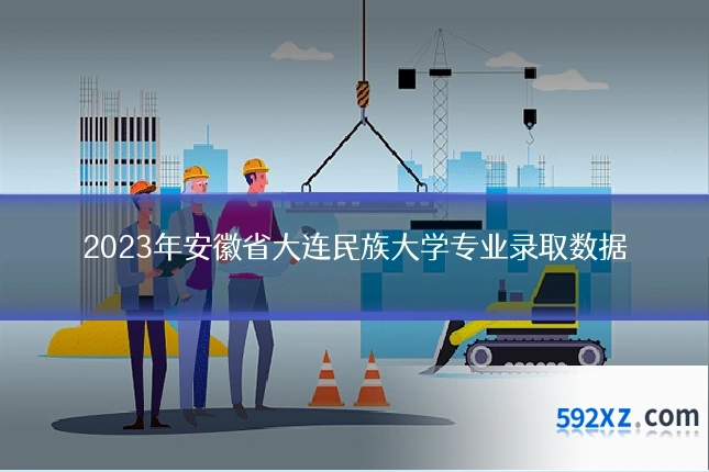 2023年安徽省大连民族大学专业录取数据