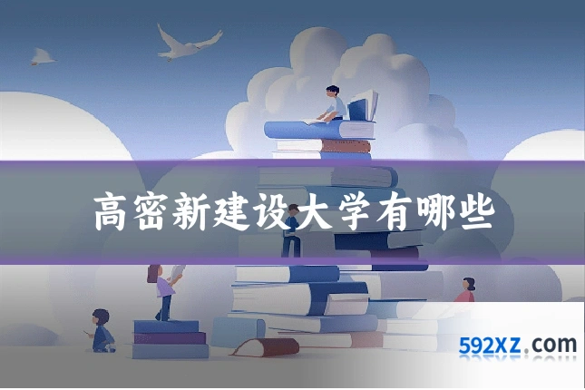 高密新建设大学有哪些