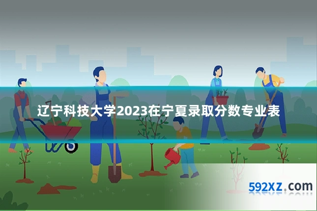 辽宁科技大学2023在宁夏录取分数专业表