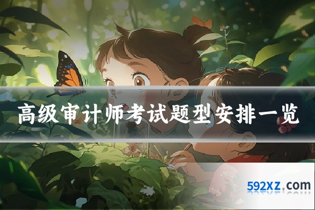 高级审计师考试题型安排一览