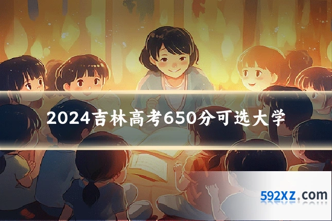 2024吉林高考650分可选大学