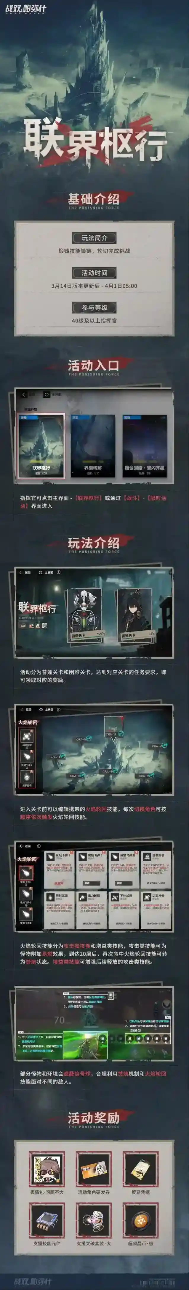 战双帕弥什  【联界枢行】活动玩法介绍