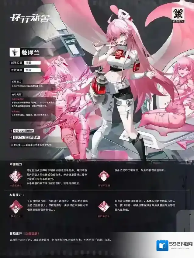 环行旅舍【舍友档案】能力篇|蔓泽兰